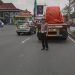 Polsek Krembangan Atasi Gajah Mogok di Depan SPBU Antariksa, Arus Lalin Tetap Lancar
