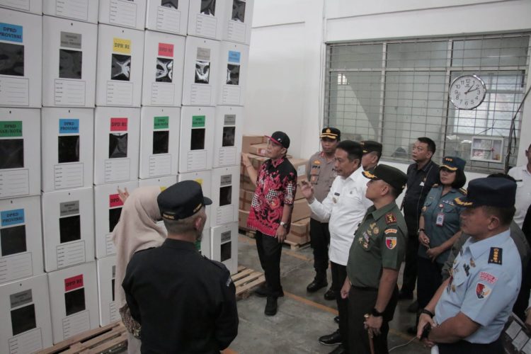 Pastikan Kesiapan Logistik Pemilu 2024, Forkopimda Kota Malang Kunjungi Gudang KPU
