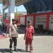 Polsek Asemrowo Melaksanakan Patroli Pengecekan and Jaga Keamanan di SPBU Margomulyo