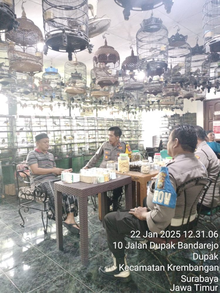 Kapolsek Krembangan Sambangi Tokoh Masyarakat untuk Jalin Silaturahmi dan Kamtibmas