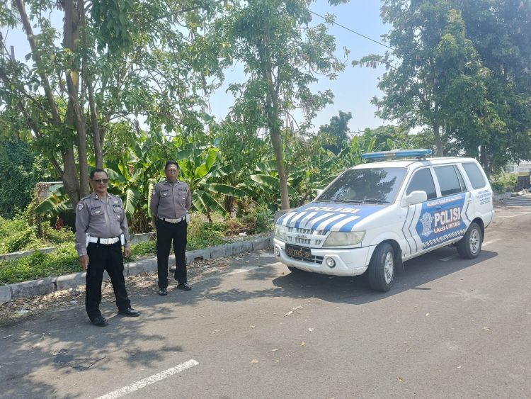 Polsek Kenjeran Lakukan Patroli Pemantauan 3 Cepu di Area Jembatan Suramadu dan JLLT