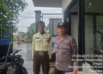 Polsek Asemrowo Laksanakan Patroli dan Himbauan Kamtibmas di PT Injaplas