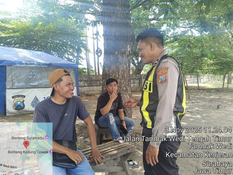 Satlantas Polres Pelabuhan Tanjung Perak Gelar Sosialisasi Tatap Muka Tertib Berlalu Lintas