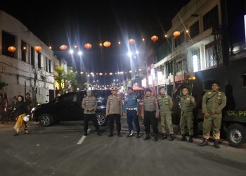 Polres Pelabuhan Tanjung Perak Gelar Patroli Stasioner Cipta Kondisi, Pastikan Surabaya Utara Aman.