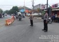 Polsek Asemrowo Gelar Giat Pos Awal di Perlintasan Kereta Api Tambak Mayor
